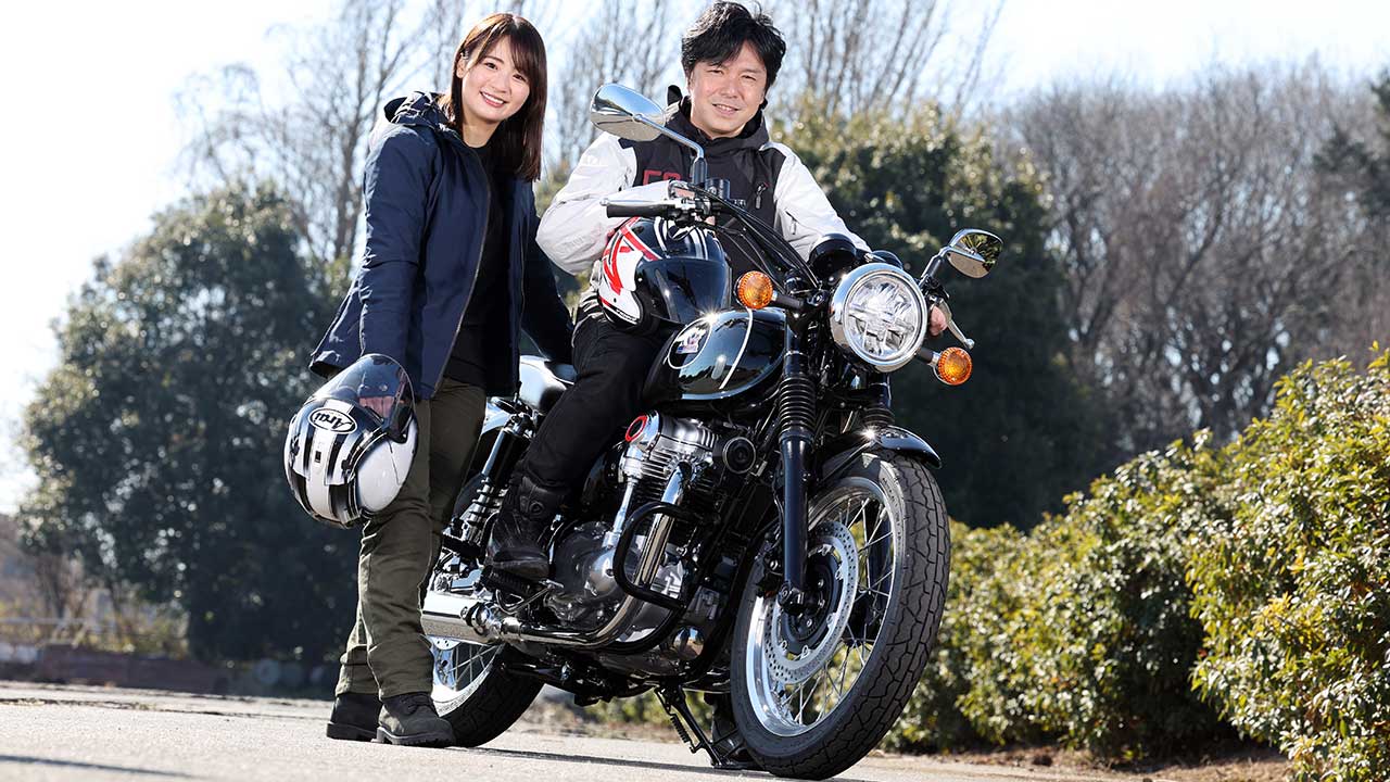 KAWASAKI MEGURO K3 インプレッション｜元MotoGPライダーとバイク女子