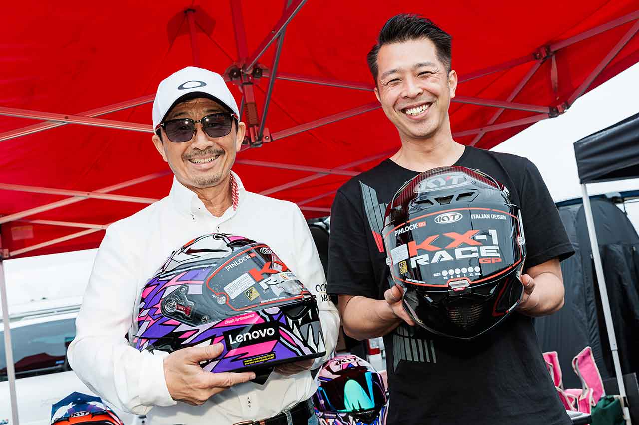 【KYT】インドネシア発でMotoGP選手にも製品を供給するヘルメットブランド。上級モデルは、カーボンとケブラーなどの複合素材シェルを使用する