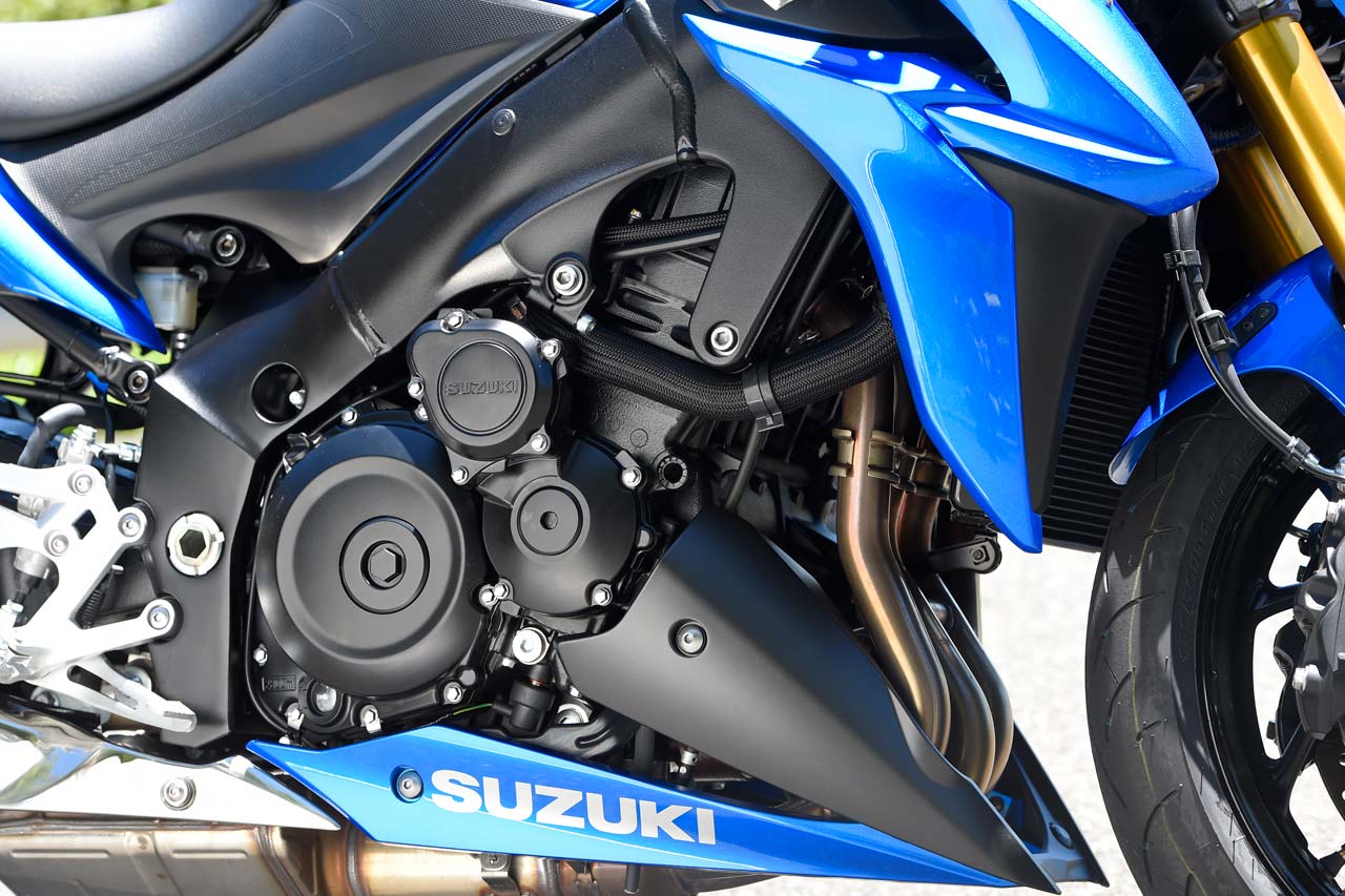 エンジンはGSX-R1000がベースだ